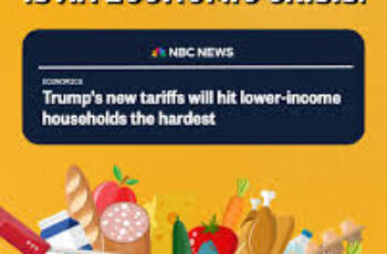 “Former President Donald Trump speaking at a trade rally, with American and foreign flags in the background. Visual elements represent global trade tensions, such as shipping containers, tariff symbols, and strained relations with U.S. allies.” This alt text provides a clear and descriptive summary that aligns with the article's focus on Trump’s tariffs and their impact on international alliances. Let me know if you have a specific image in mind or want a shorter version!